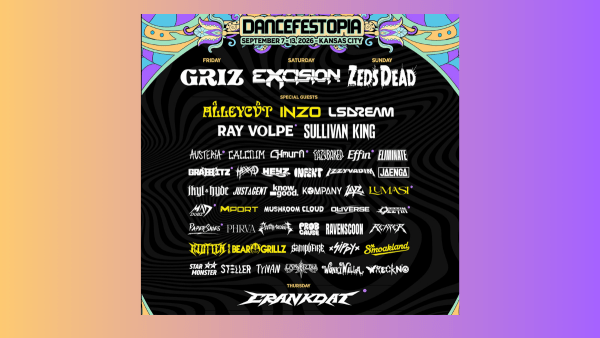 Dancefestopia 2026 Music Festival Lineup with additional phase 2 acts added