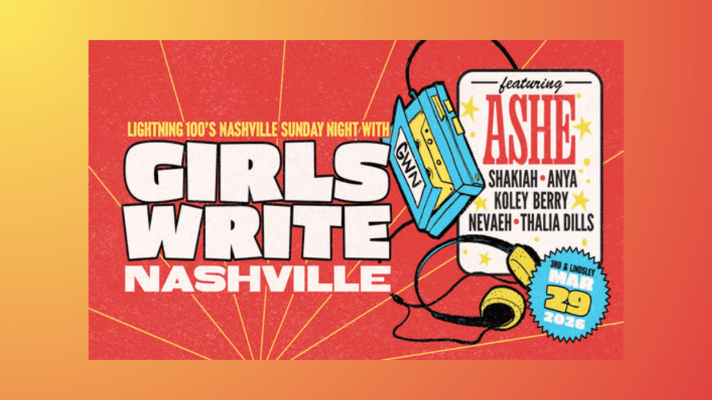 Girls Write Nashville 2026 Benefit Poster