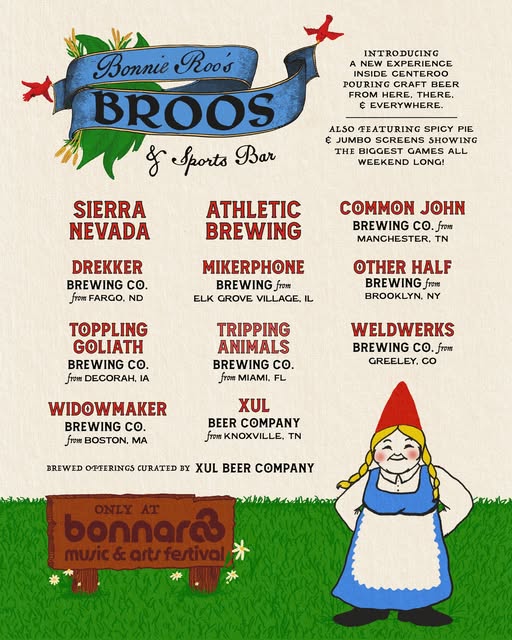 Bonnaroo 2026 Craft Beer Tent