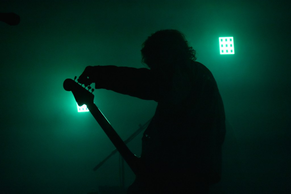 The band little image performing at The Basement East in Nashville Tennessee