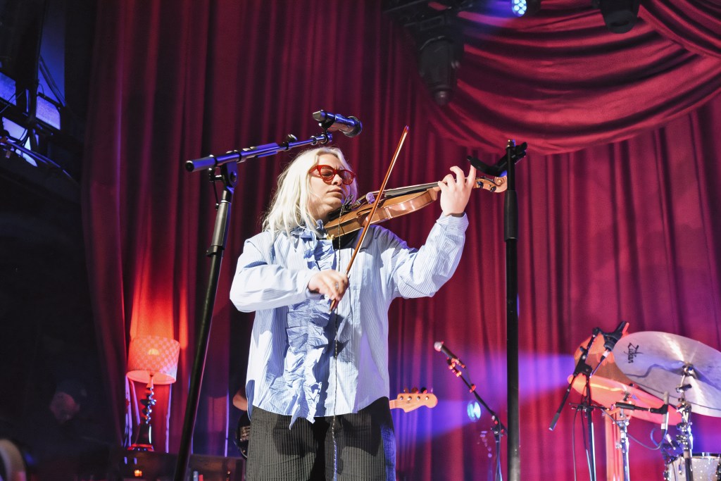 Charity Rose Thielen of The Head and The Heart playing fiddle at Brooklyn Bowl Nashville April 2026