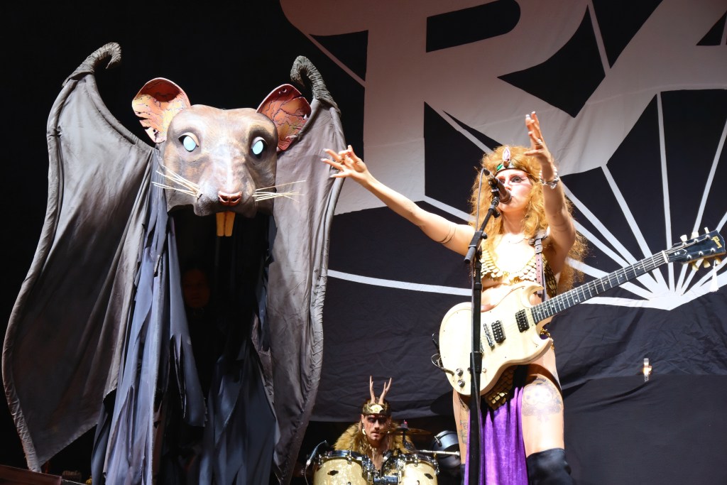 The Rat Queen of Castle Rat performing at The Pinnacle in Nashville Tennessee