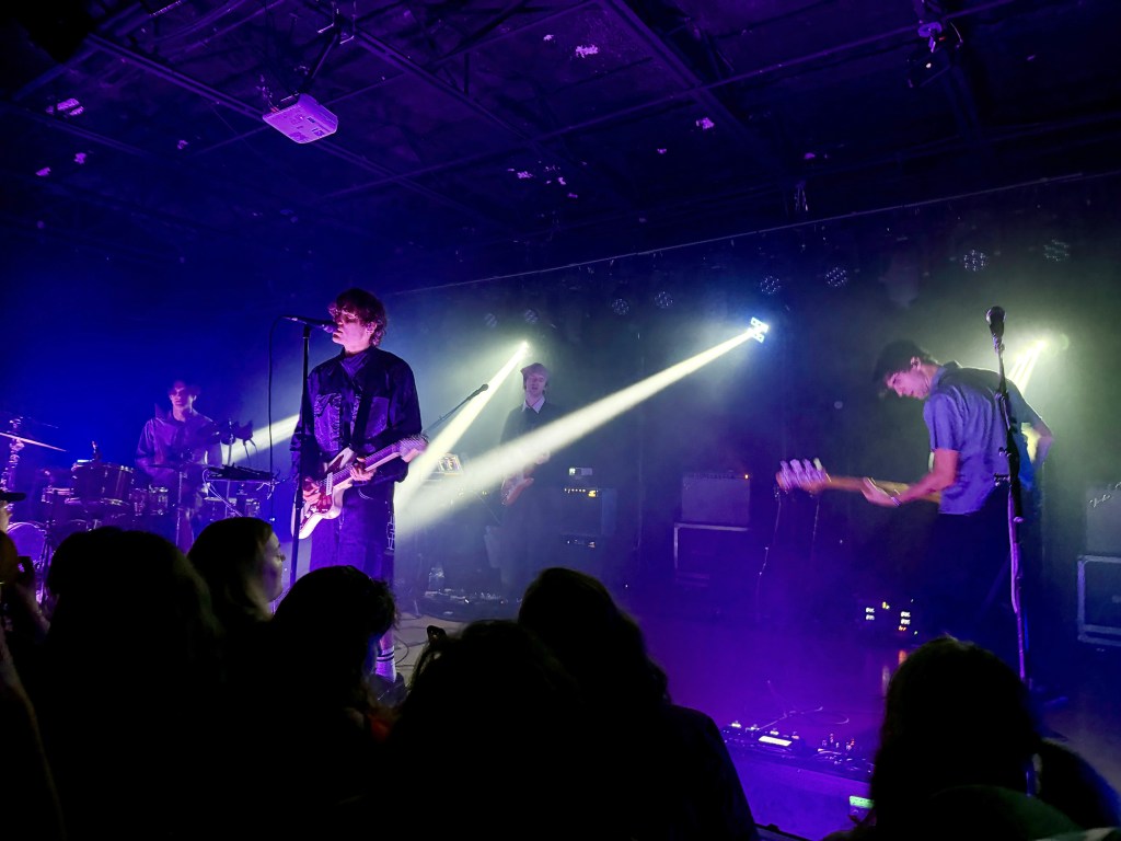 The band little image performing at The Basement East in Nashville Tennessee