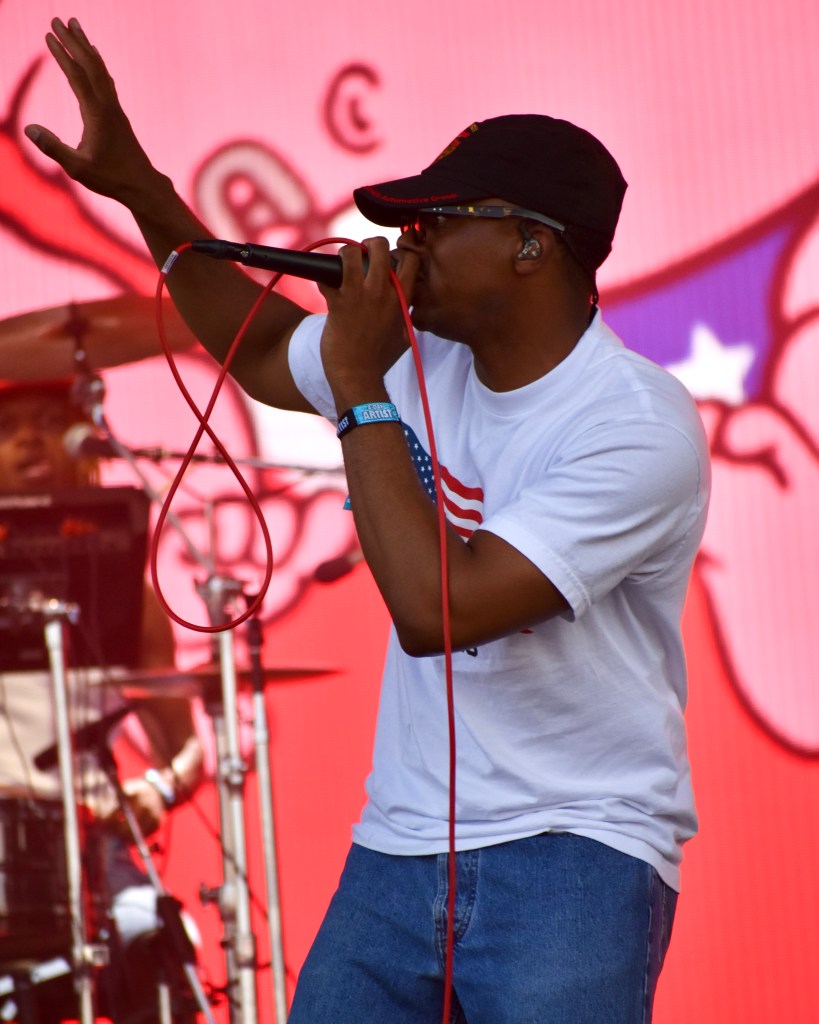 Vince Staples performing at Bonnaroo 2026