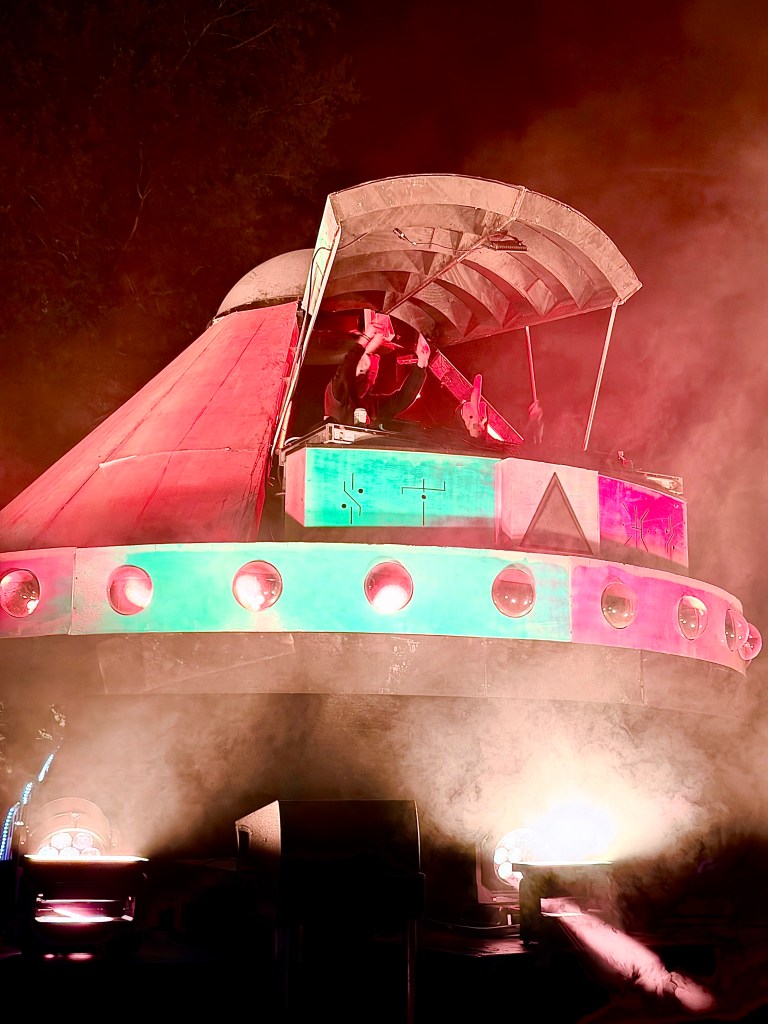 Richard Finger performing at Bonnaroo 2026