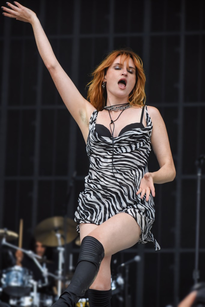 MUNA performing at Hinterland Music Festival 2026