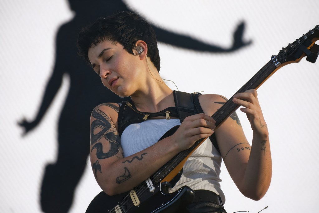 MUNA performing at Hinterland Music Festival 2026