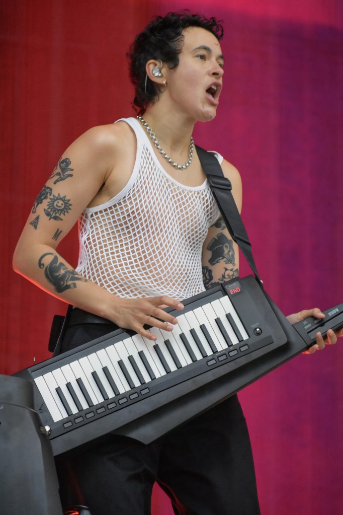 MUNA performing at Hinterland Music Festival 2026