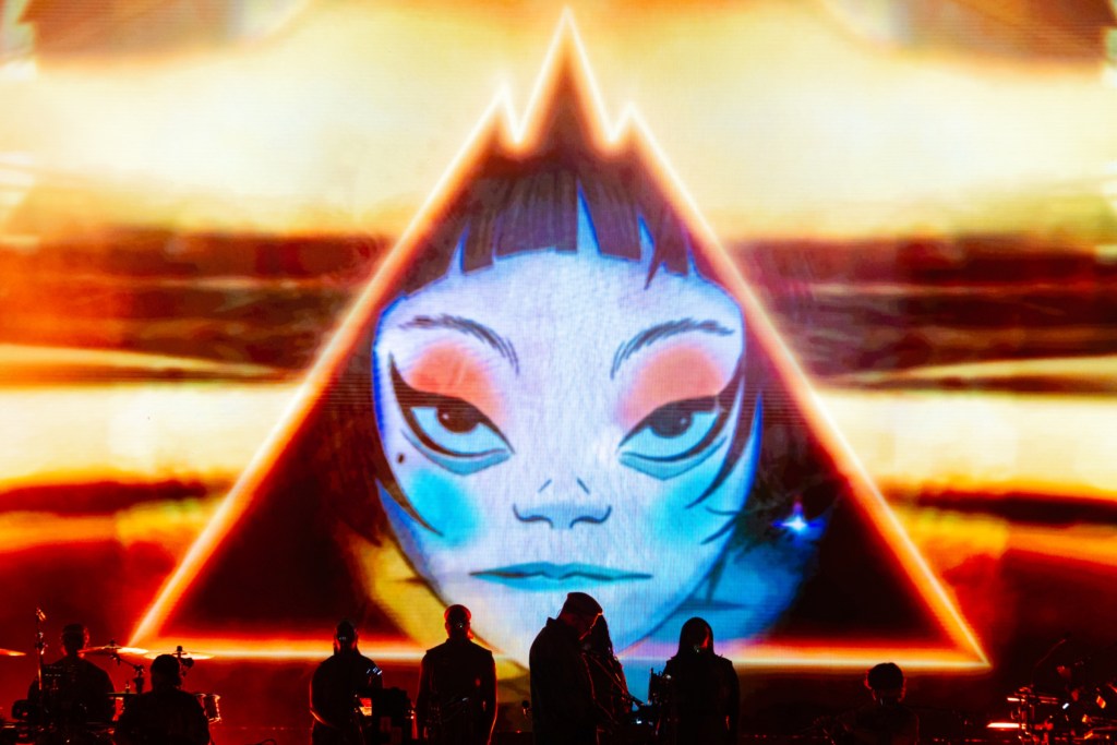 Gorillaz by Roger Ho for Shaky Knees 2026