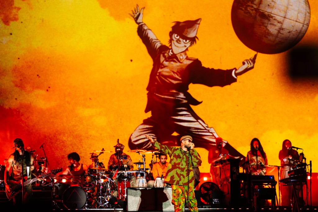 Gorillaz by Roger Ho for Shaky Knees 2026