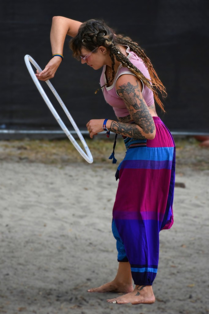Festival Attendee at Hulaween 2026