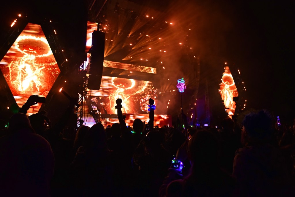 Excision performing at Hulaween 2026