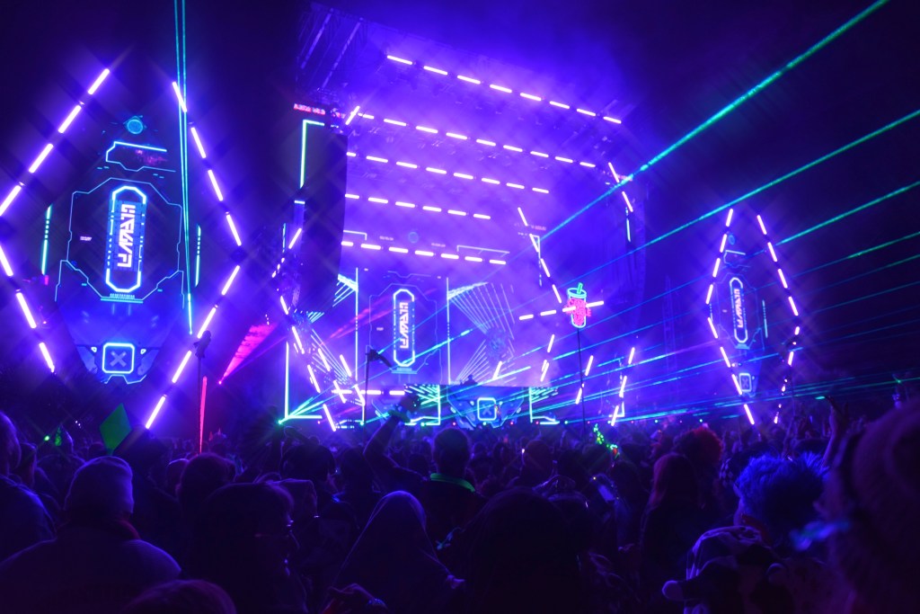 Excision performing at Hulaween 2026