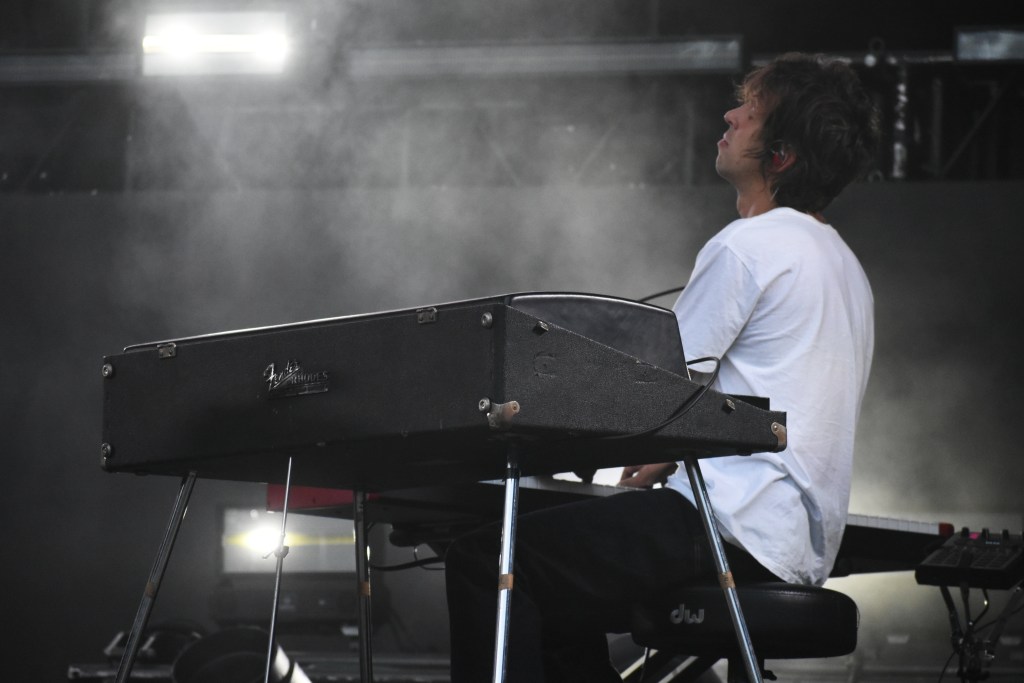 Geese performing at Hulaween Music Festival 2026