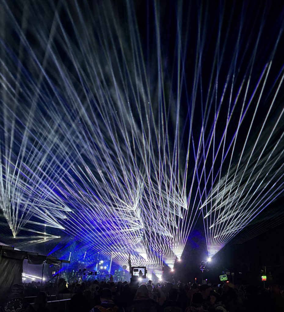 Lasers at My Morning Jacket Hulaween 2026