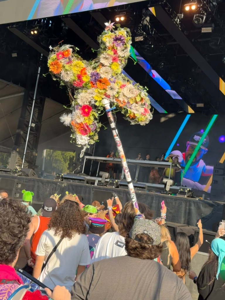 Totem in the crowd at Heyz at Hulaween 2026