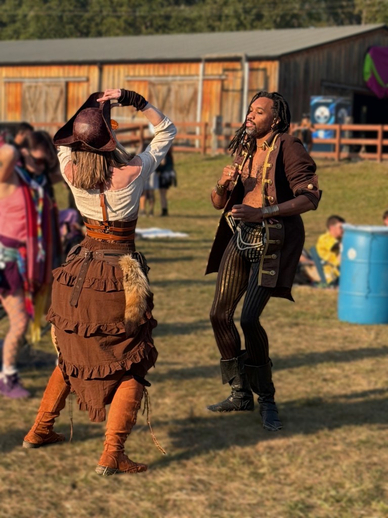 Festival Attendees in costume at Hulaween 2026
